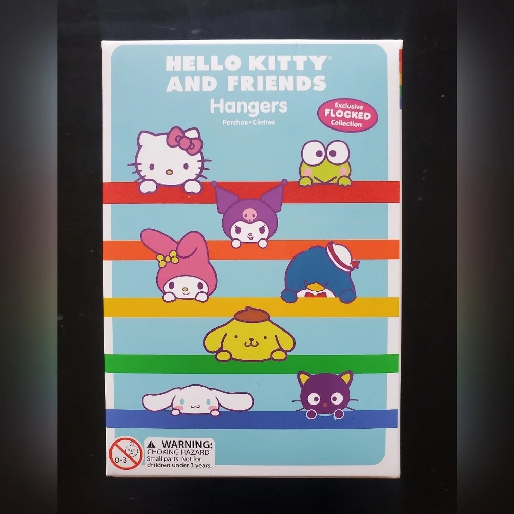 Hello Kitty & Friends Exclusive Flocked Collection Blind Box Keychain Hanger NIB